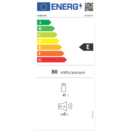 Refrigerator GORENJE R44E4W4